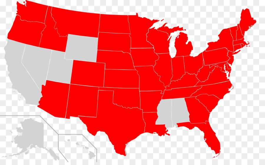 Estado De Los Estados Unidos，Estados Rojos Y Estados Azules PNG