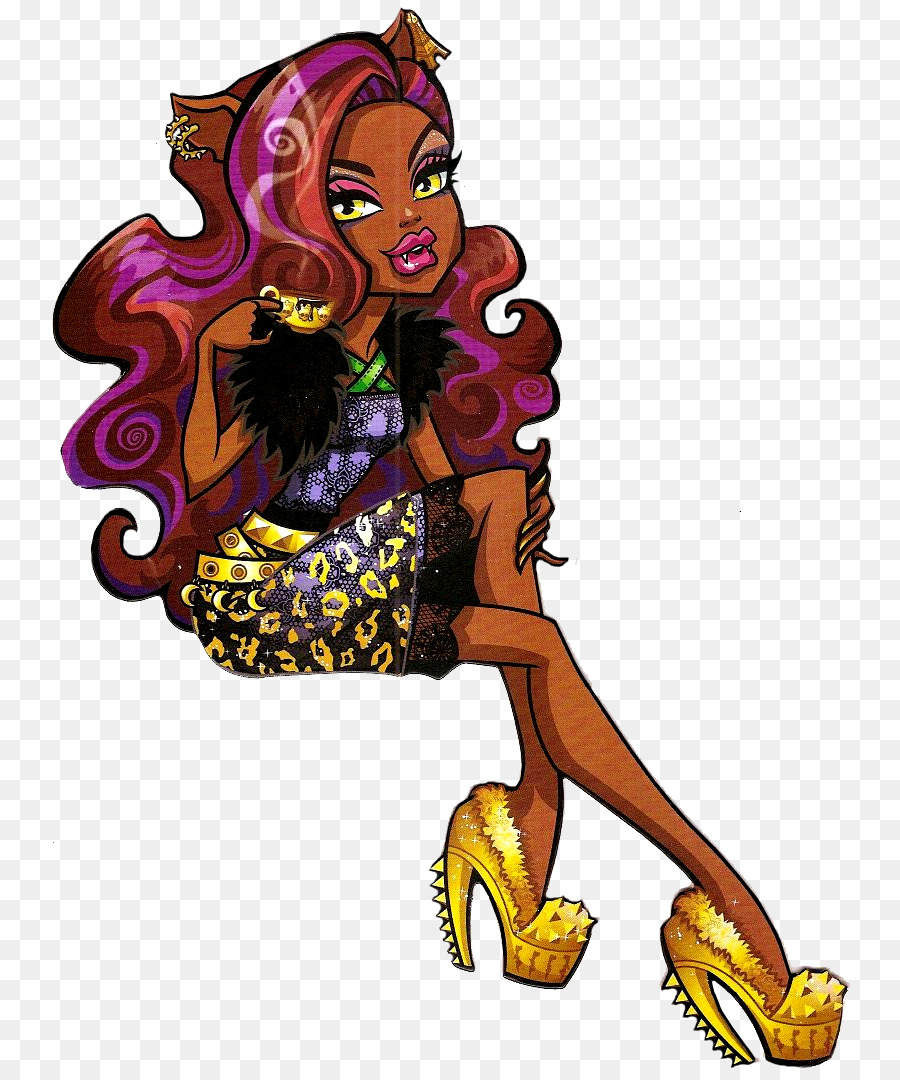 Lobo Clawdeen，Escuela Secundaria De Monstruos PNG