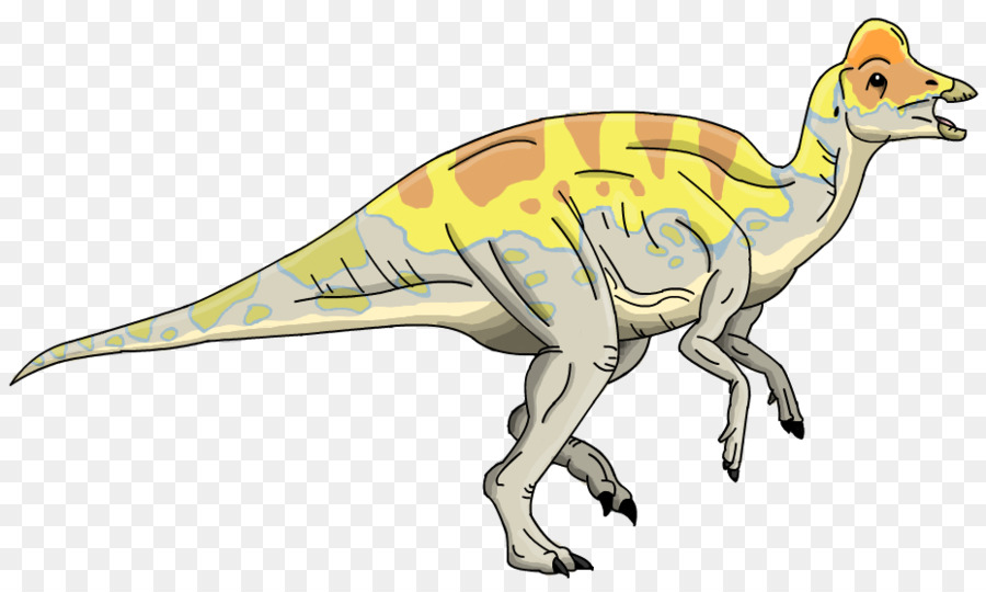 Velociraptor，Corythosaurus PNG