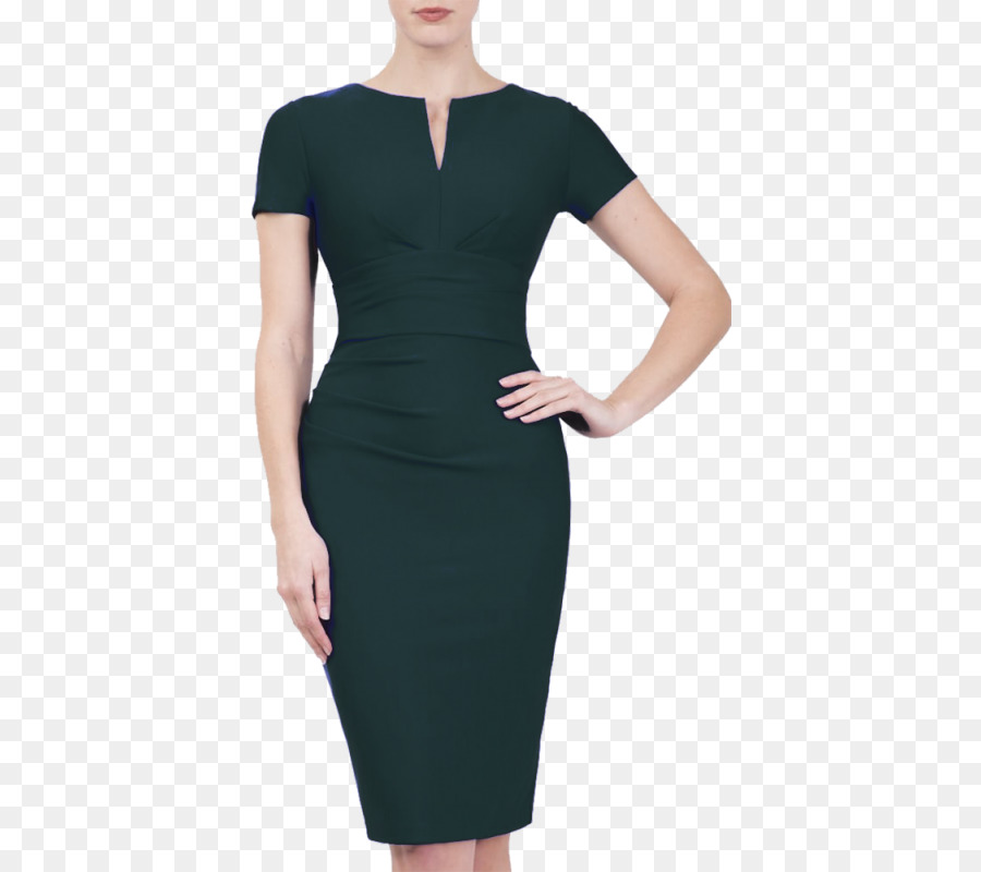 Vestido Verde，Moda PNG