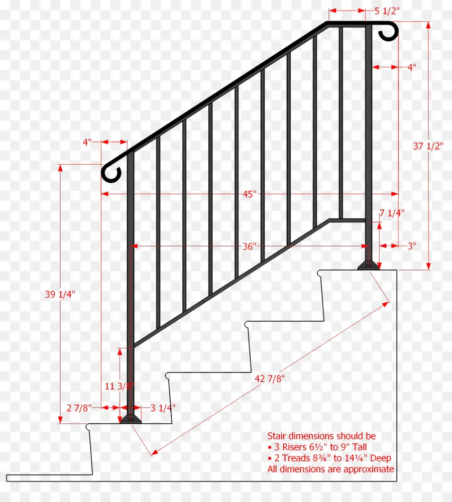 Barandilla De Escalera，Escaleras PNG