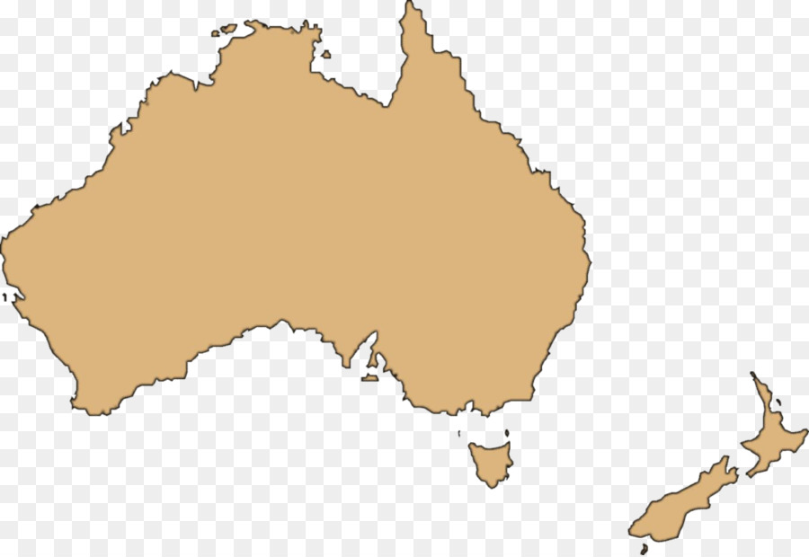 Mapa De Australia，Continente PNG