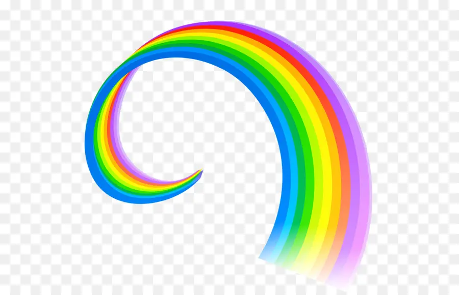 Círculo Del Arco Iris，Vistoso PNG