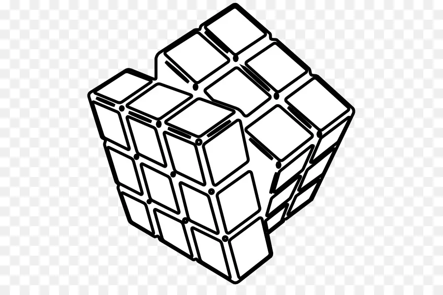 Cubo De Rubik，3d PNG