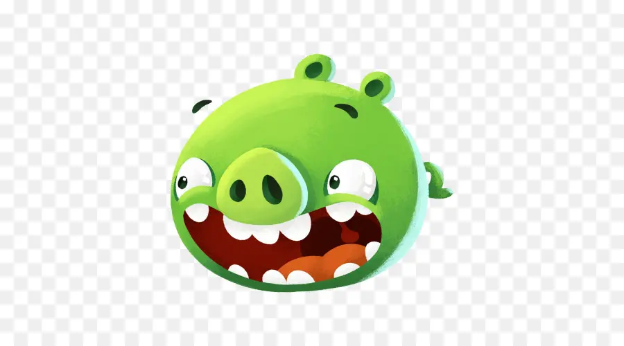 Cerdo Verde，Angry Birds PNG