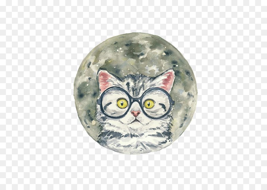 Gato Con Gafas，Anteojos PNG