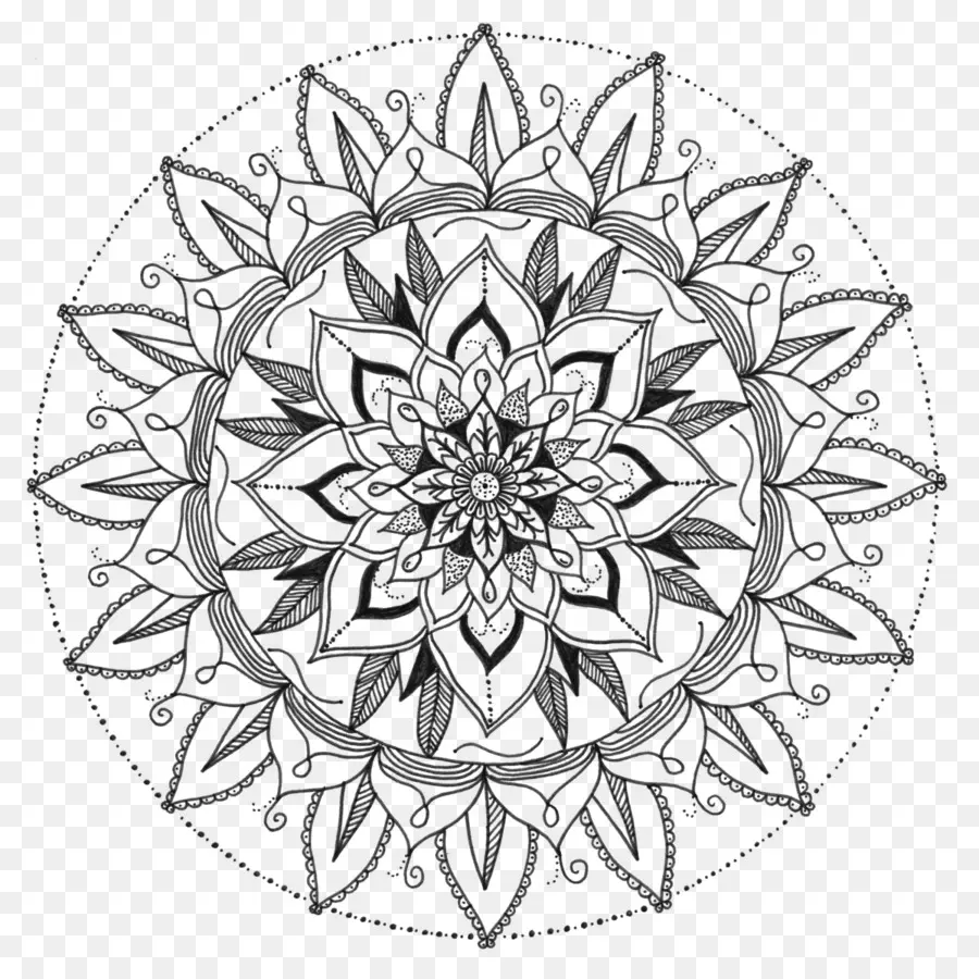 Dibujo，Mandala PNG