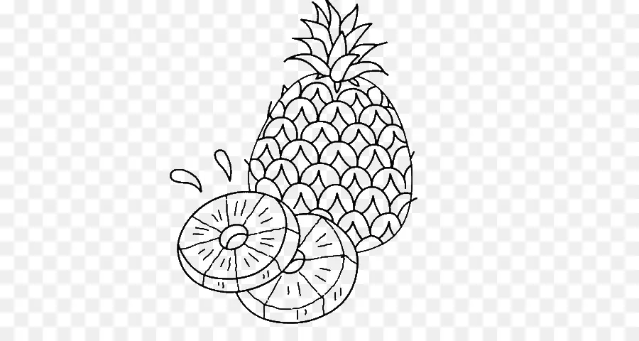 Piña，Rebanadas PNG