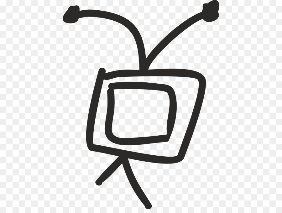La Televisión，En Blanco Y Negro PNG