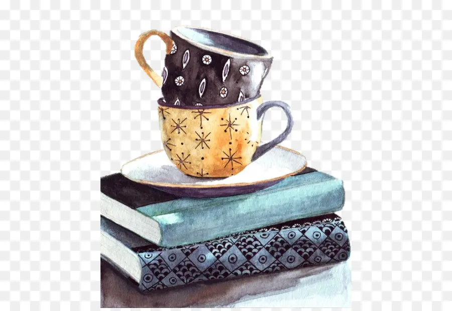 Tazas Y Libros，Tazas PNG