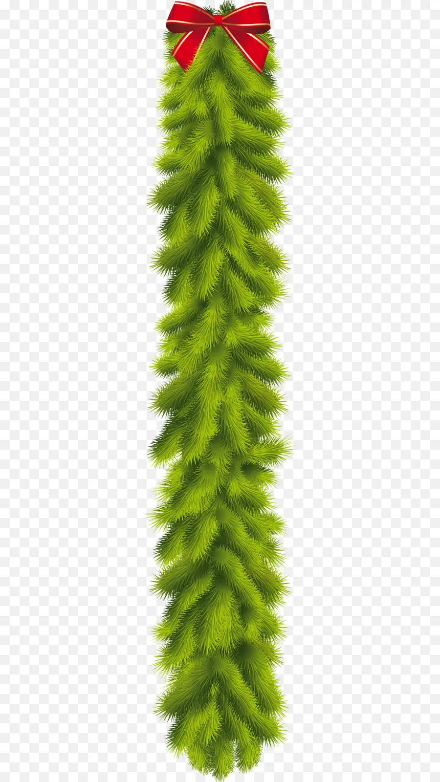 Guirnalda Verde，Navidad PNG