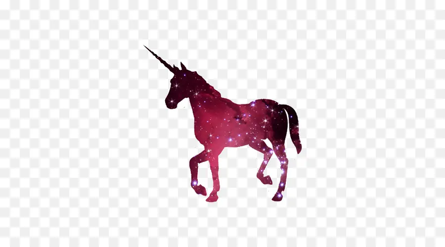 Unicornio，Unicornio Negro PNG