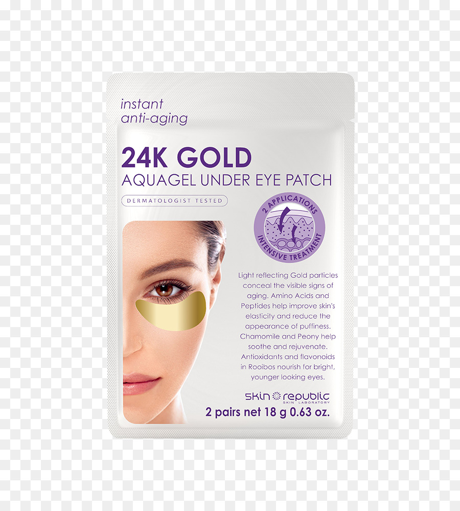 Skin Republic Collagen Hydrogel Under Eye Patch，Pestaña PNG