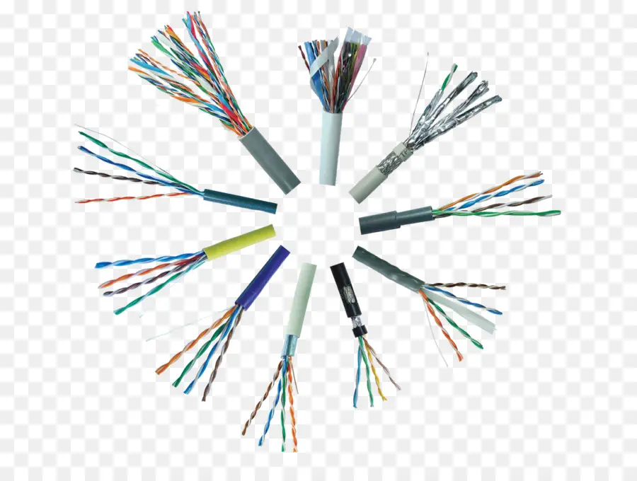 Par Trenzado，Cable De Cruce De Ethernet PNG