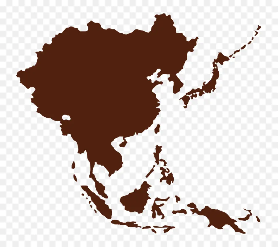 Mapa De Asia，Continente PNG