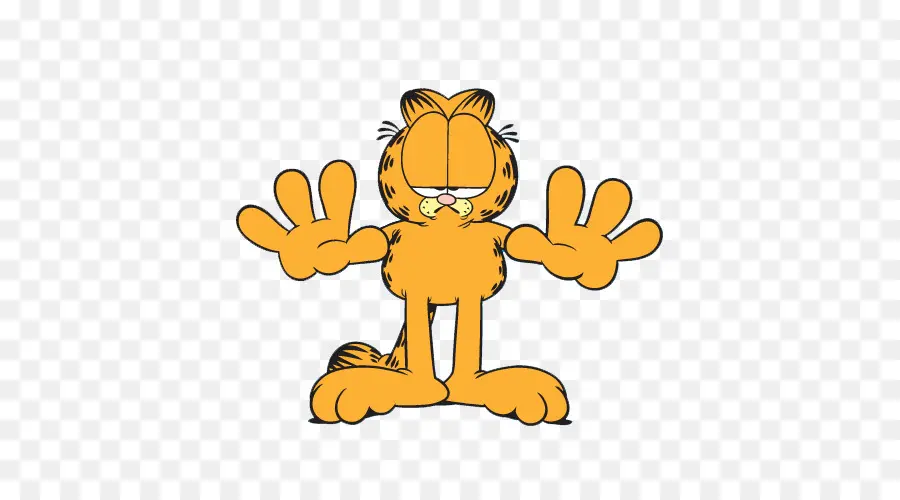 Garfield，Gato PNG