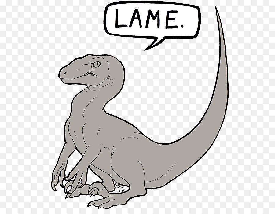 Velociraptor，Etiquetado PNG