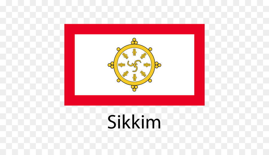 Sikkim，Bandera PNG