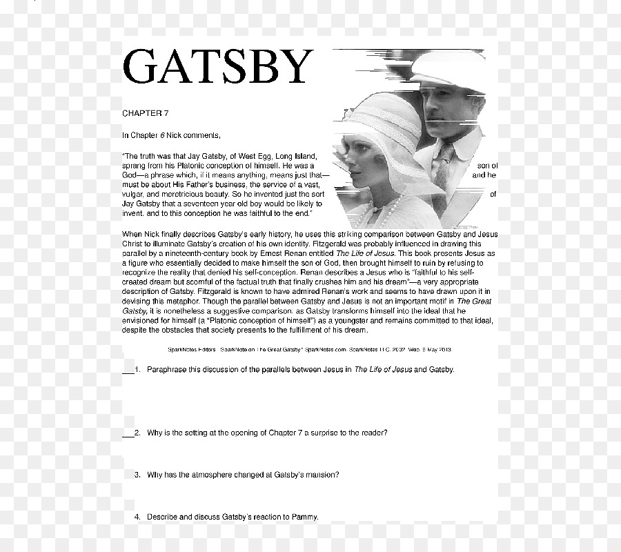 Gran Gatsby，Libro PNG