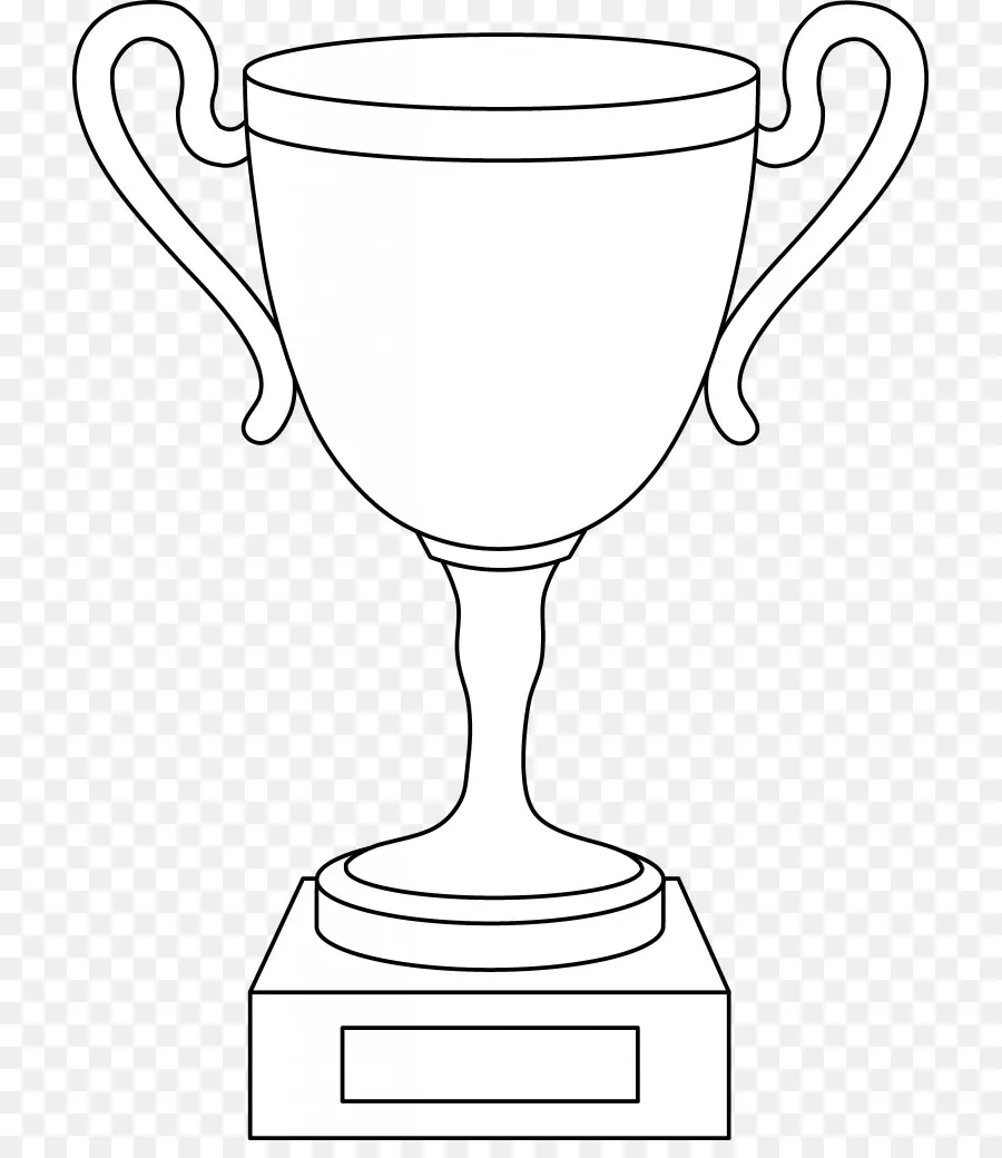 Libro De Colorear，Trofeo PNG