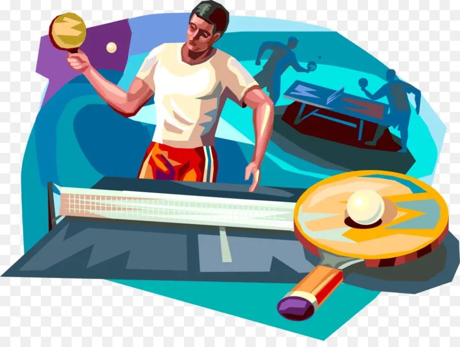 Juegos De Paletas De Ping Pong，Deportes PNG