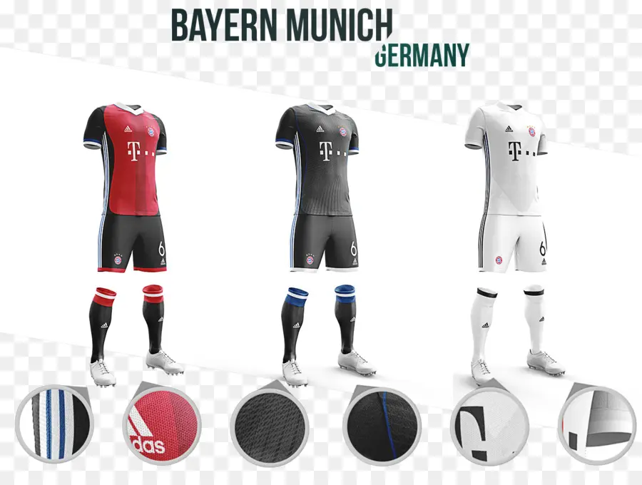 Uniformes De Futbol Del Bayern Munich，Deportes PNG