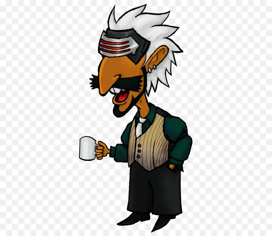 Hombre De Dibujos Animados Con Café，Hombre PNG