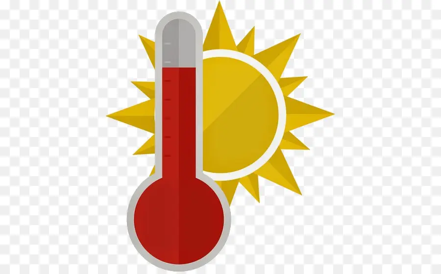 Termómetro Y Sol，Temperatura PNG