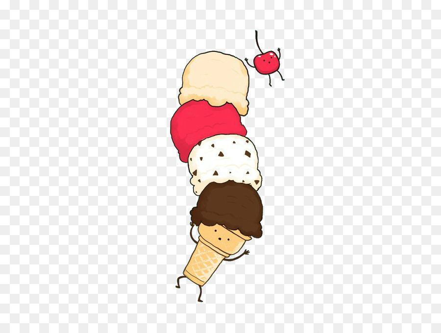 Conos De Helado，Helado PNG