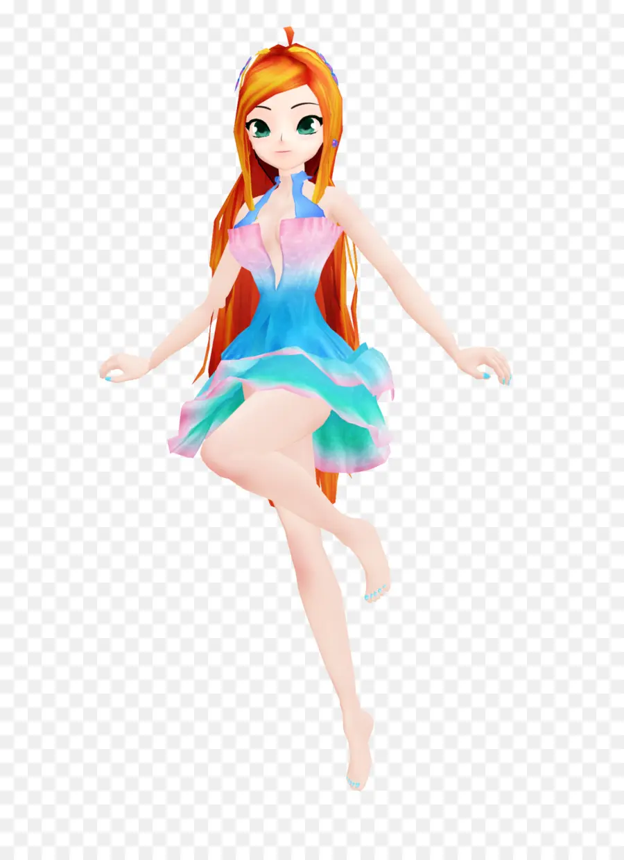 Chica Anime，Vestido PNG