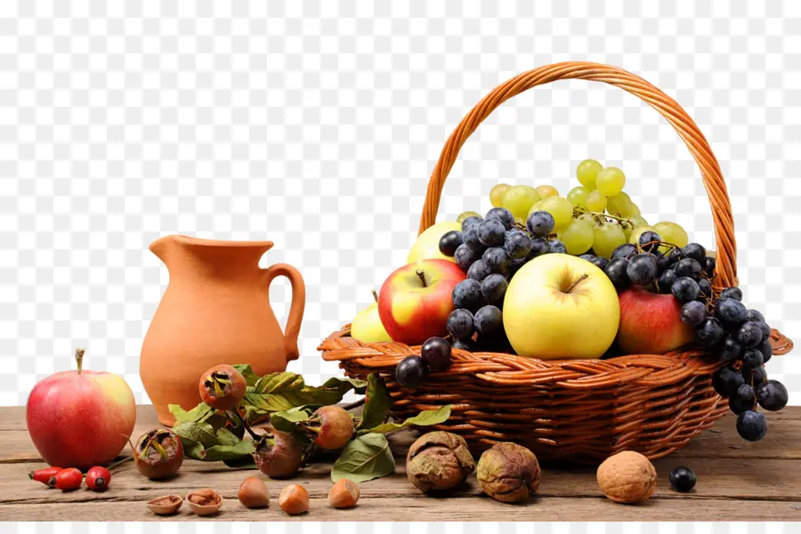 Cesta，Fruta PNG