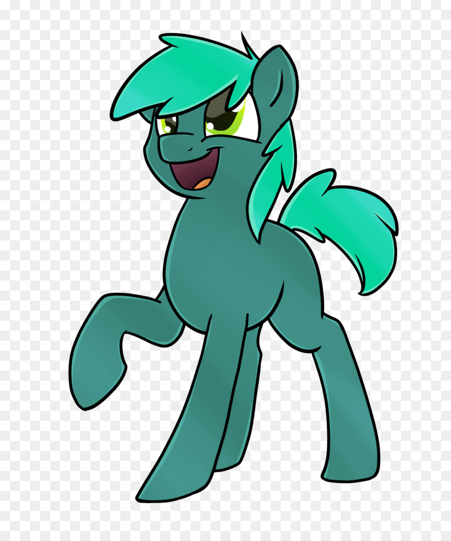 Poni Azul，Melena Morada PNG