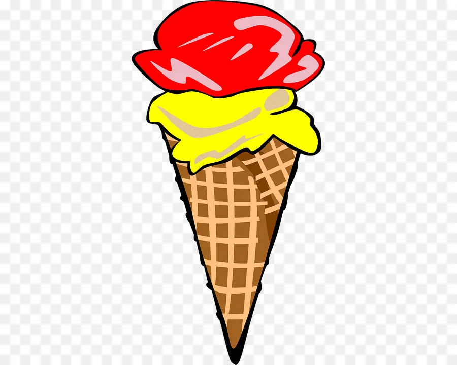 Conos De Helado，Helado PNG