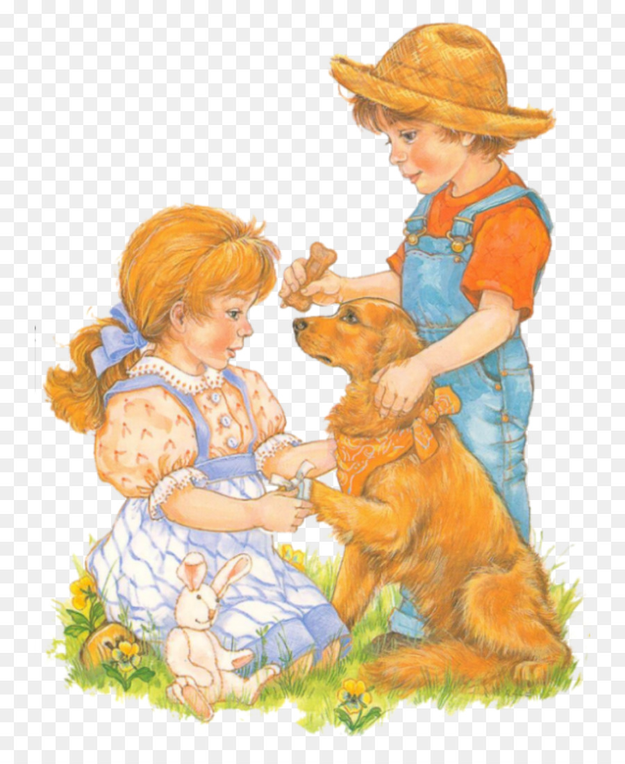 Niños Con Perro，Chico PNG