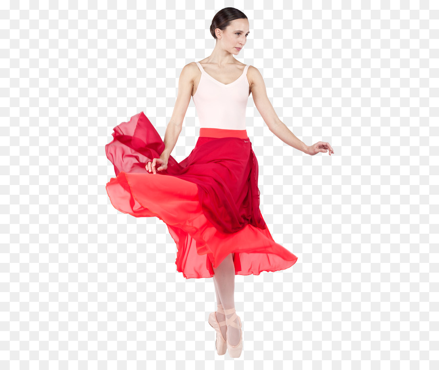 Bailarina De Ballet，Falda Roja PNG