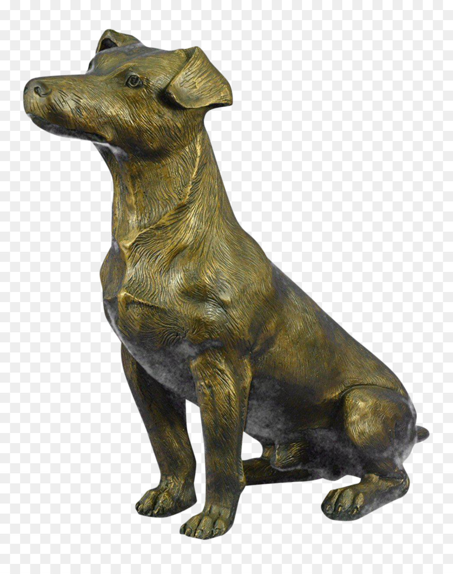 Escultura De Bronce，Jack Russell Terrier PNG
