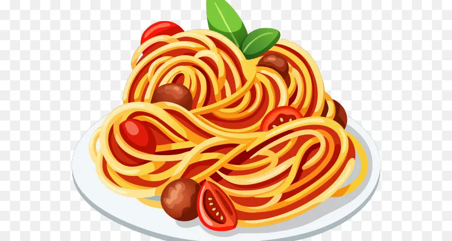 Espaguetis Con Albóndigas，La Pasta PNG