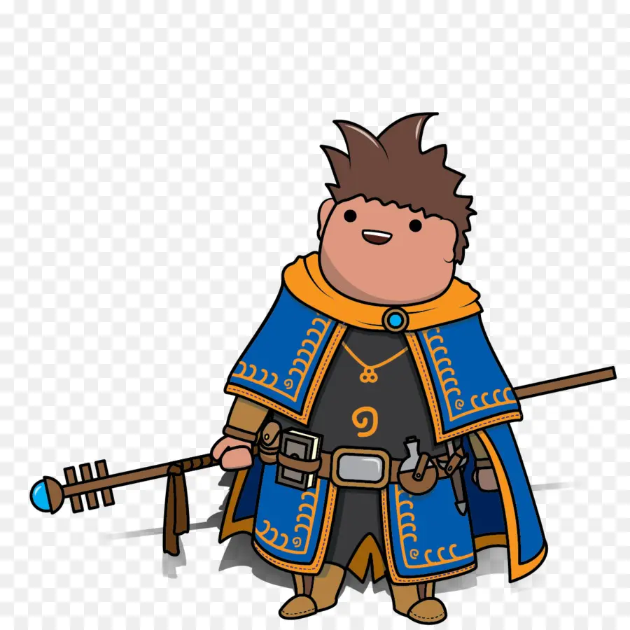 Personaje De Dibujos Animados，Mago PNG