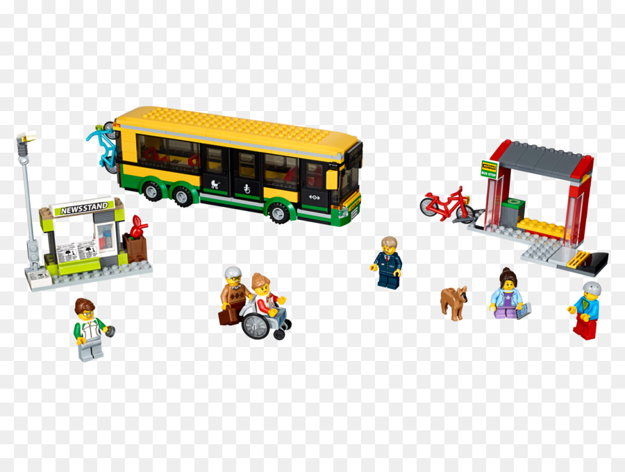 Autobús，Lego 60154 City Aut Station PNG