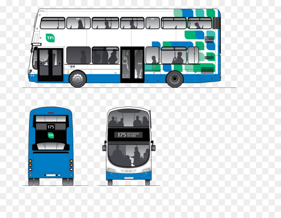 Autobús，El Transporte Público PNG