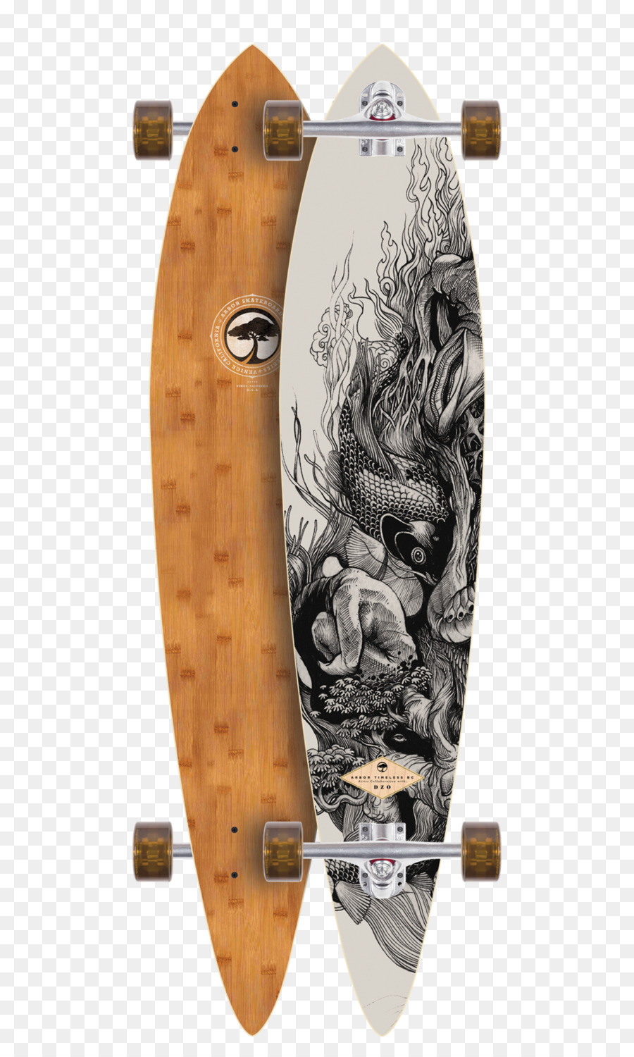 Longboards，Monopatín PNG