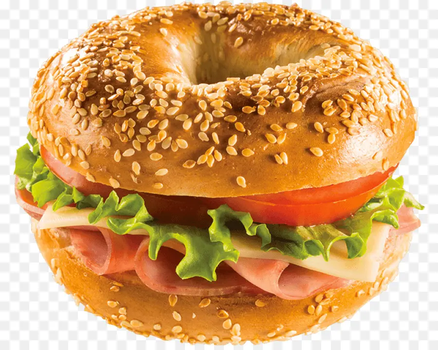 Sándwich De Bagel，Sésamo PNG