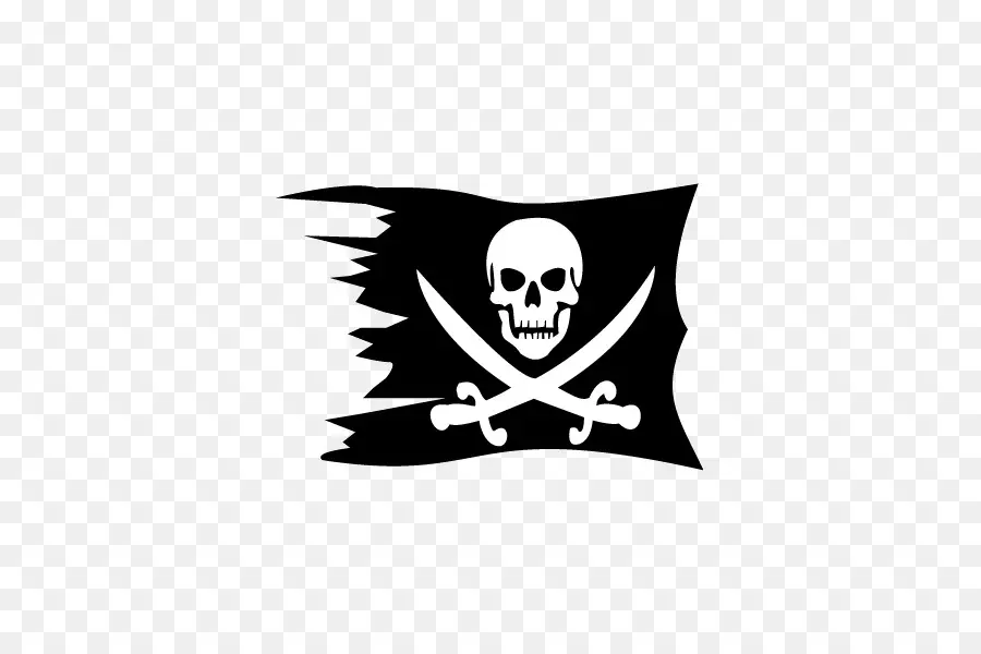 Bandera Pirata，Cráneo PNG