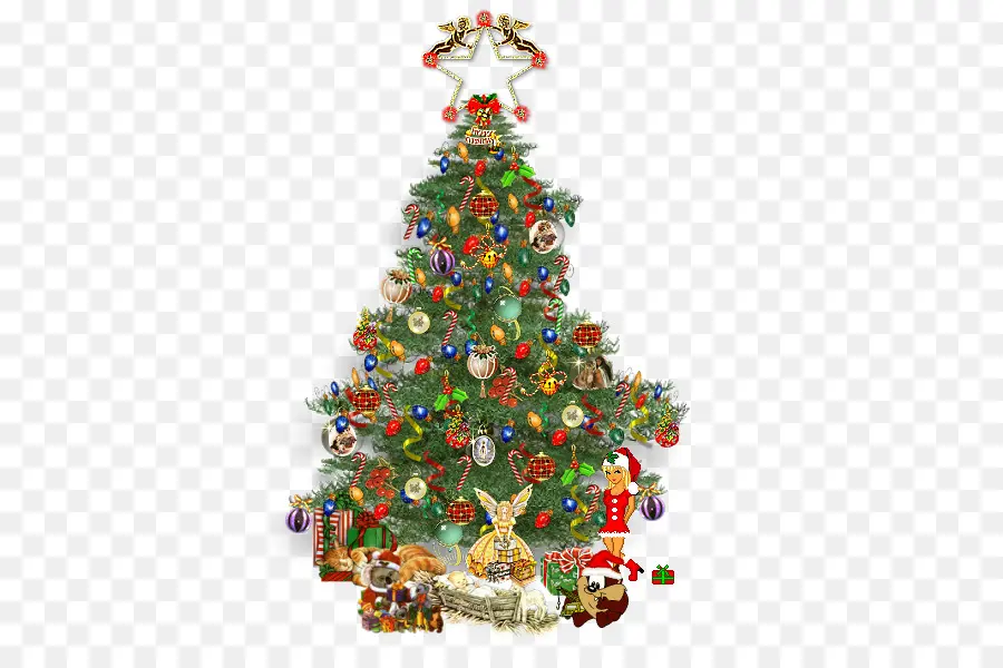 árbol De Navidad，Decoraciones PNG