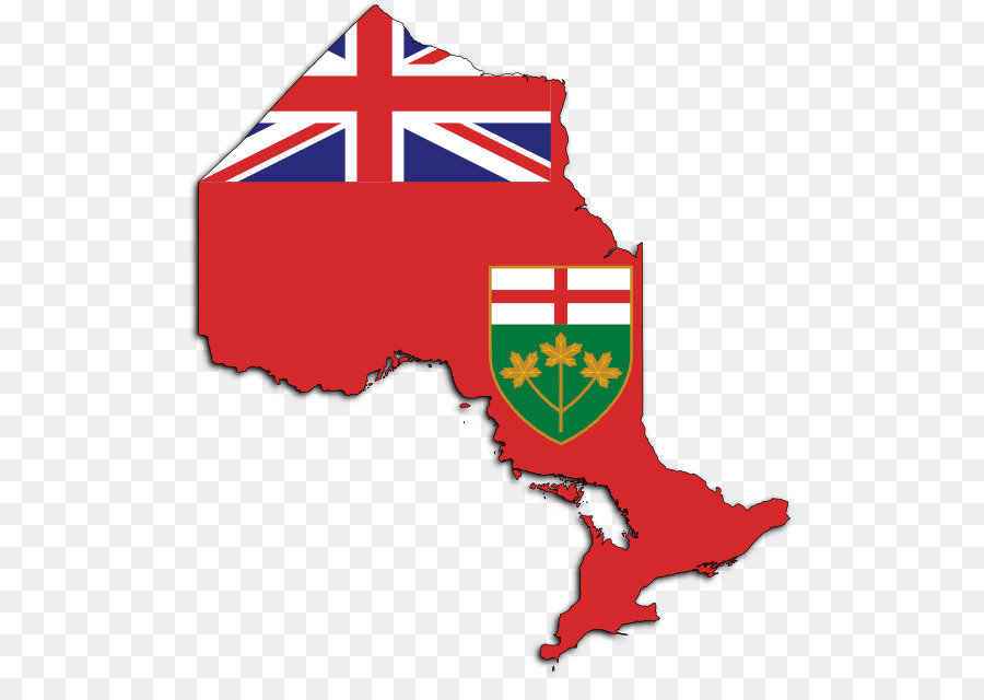 Mapa De Ontario，Bandera PNG