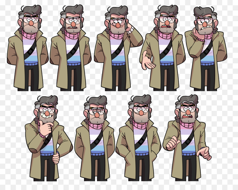 Grunkle Stan，Sprite PNG