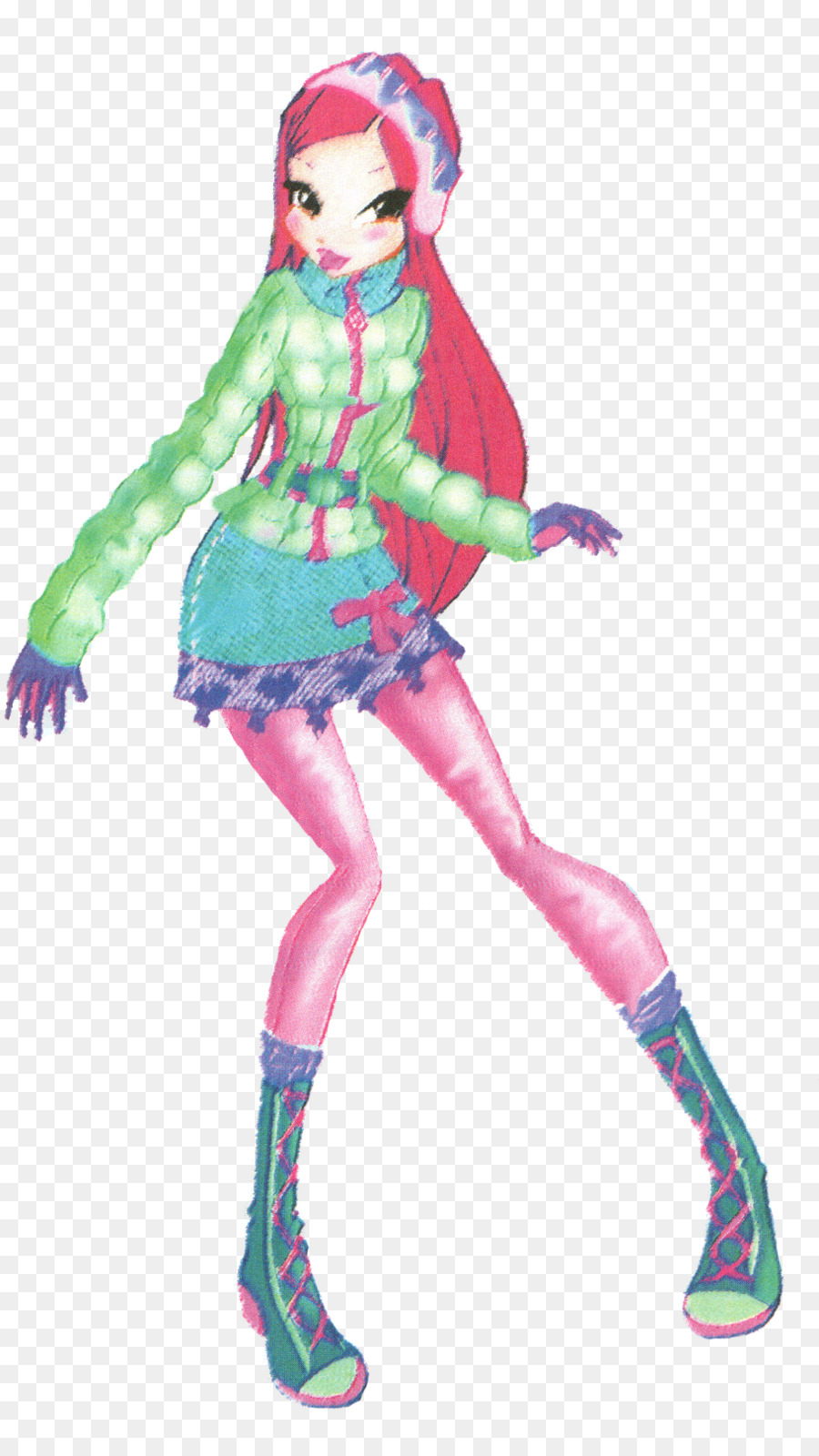 Chica Anime，Ropa De Invierno PNG