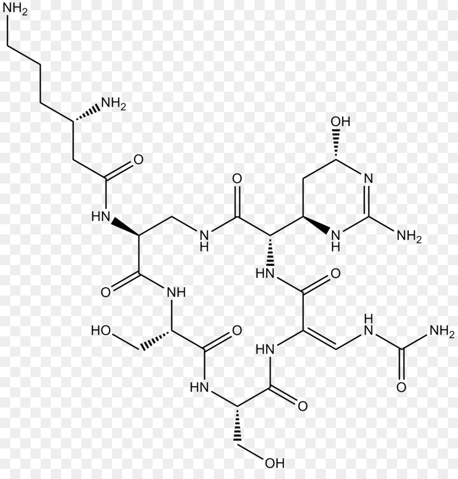 La Vancomicina，Chloroeremomycin PNG