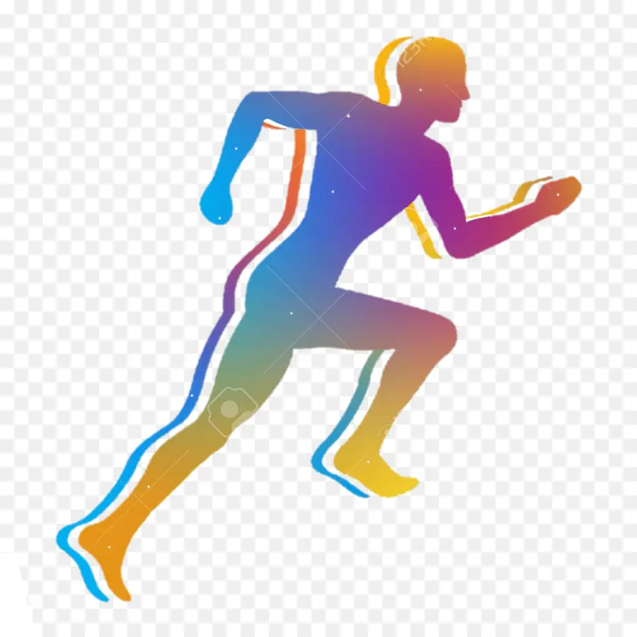 Correr，Silueta PNG