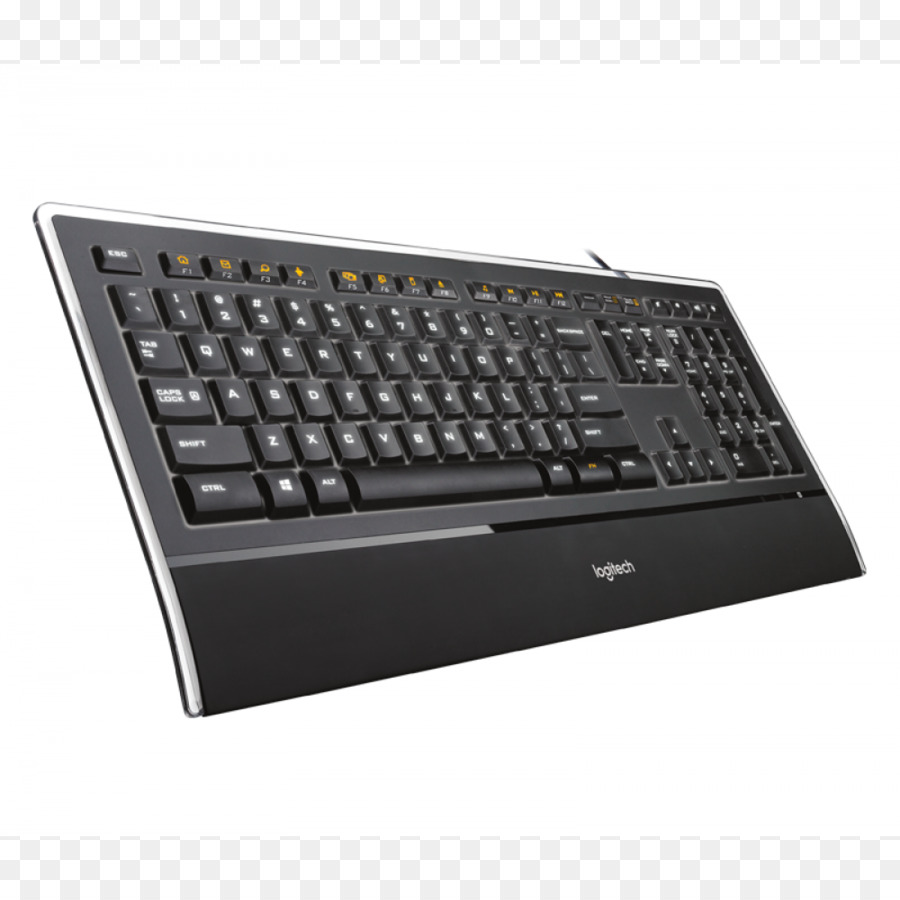 Teclado，Logitech Illuminated Keyboard K740 PNG